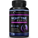 Nachttijd gewichtsverlies pillen voor vrouwen-Carb Blocker Appetite Suppressant met Melatonine-Fat Burner Dieet pillen die snel werken voor vrouwen-Nighttime Metabolisme Booster-Made in USA-1 Pack