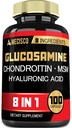 7000mg Glucosamine Chondroitin MSM met Immuunsupplement - Ondersteuning bot, gezamenlijke gezondheid, immuunsysteem & algehele gezondheid - 100 capsules