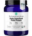 Ora Organic Vegan Protein Powder - 23g Plant Based Pea Protein + Superfood for Women and Men - Unsweeted & Unflavored - 20 Servers, No Erytritol, Keto-Friendly, Gluten-Free, Paleo, Soy-Free