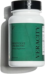 Veracity Metabolic Defense Probiotic Supplement - Probiotics for Women & Men Digestive Health, Hormone Balance, Immune, Brain &Skin Care Support for Puberty to Menopause - 6 Strains - 30 Capsules