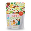 SPRIGS Kids Daily Super Greens Chocolate Powder with 48 Superfoods Probiotics Fiber Enzymes Plant Based Drink Mix for Children Supporting Digestion Immune Health Energy Growth &Daily Nutrition, 9.5 Oz