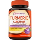 Doctor's Recipes Turmeric Curcumin with Black Pepper Extract, High Absorption Ultra Potency Turmeric Supplement with 95% Curcuminoids, Comfort and Immune Support, Vegan, Non-GMO, 60 Caps