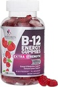 B-12 Vitamine energie Gummies 4500mcg - Extra sterkte B12 Gummy kauwtabletten voor energie Metabolisme en immuunondersteuning - Dieetsupplement voor vrouwen, mannen, & kinderen - Niet-GMO, Veganistisch, Berry Flavor - 120 Tel.