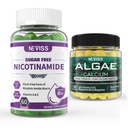 NEVISS Nicotinamide 500mg Gummies + Marine Algen Calcium Gummies Bundle