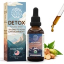 HerbEra Montana Herbal Detox Blend - USDA Organic Extract, Made in USA | Immune & Liver Support Liquid Drops | Ashwagandha, Dandelion Root, Milk Thistle, Noni, Sarsaparilla | 2 fl oz
