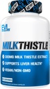 Evlutie EVL Silymarin Milk Thistle Capsules - Supplement voor Optimale Lever Reiniging Detox & Repair - Herbal Lever Ondersteuning Supplement met Pure Milk Thistle Extract - 60 Non-GMO Veggie Capsules