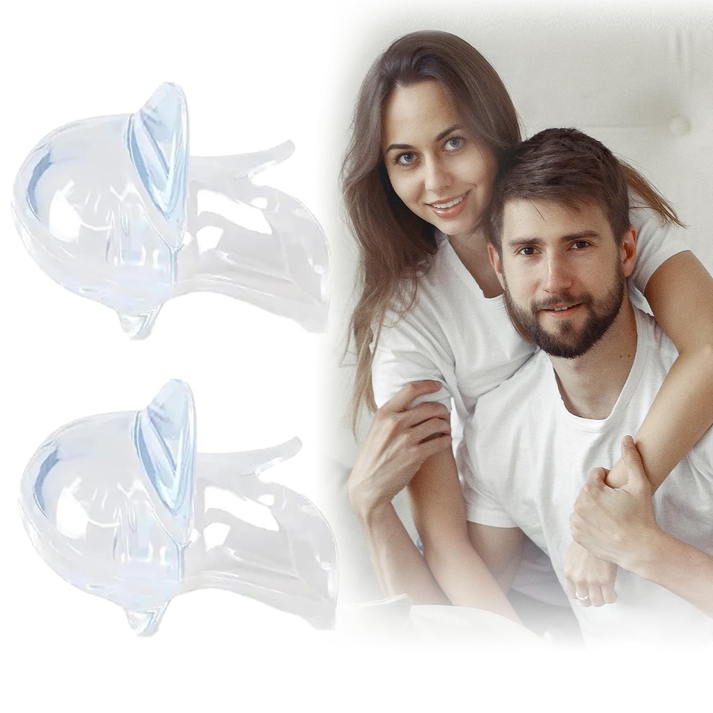 Anti-Snoring Devices, Snoring Solution - Comfortable 2Pack Snore Device Stopper, Custom-Fit for Men and Women