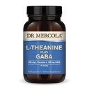 Dr. Mercola L-Theanine Plus GABA, 60 capsules, non-GMO, glutenvrij, sojavrij