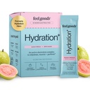 Feel Goods Hydration Hero, 1000mg Electrolytes Powder, Sugar Free, Magnesium, Organic Coconut Water, L Theanine, Vitamin C & B12, Non GMO, Keto, Vegan, Electrolyte Packets, Guava Fresca, 15 Tellen
