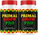 (2 Pack) Primal Grow Pro for Men - Official Primal Grow Pro Advanced Formula Premium Supplement Pills for Men - Maximum Strength, Natural Support Overall Health & Wellness, 120 Capsules for 2 Months