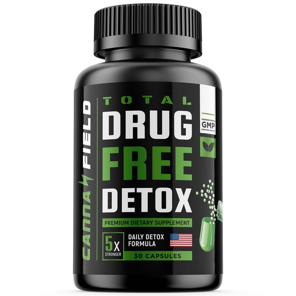 Detox en Lever Reiniging - USA Made - 5-Days Natural Toxins Verwijderen Best Pillen om te passeren Test - Premium Detox Supplement - 30 Capsules