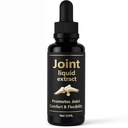 Joint Extract Liquid – Herbal Blend with Turmeric, White Willow Bark, Devil’s Claw & Ginger Root – Vegan, Wild-Harvested, Easy-Mix Dropper – 50ml