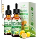 2 Pack Cutting Drink Mix Liquid Drops, 10-in-1 Formula with Berberine, Ceylon Cinnamon, Prebiotic Fiber & Green Tea Extract | Digestive & Gut Health for Women & Men | Vegan, Non-GMO