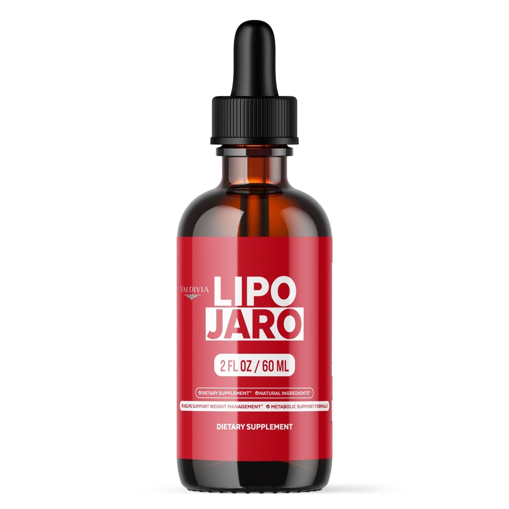 LipoJaro Drops, Official Lipo Jaro Drops with All Natural Ingredients, Advanced Health and Wellness Vitamin Supplements Formula Maximum Strength Active Lifestyle Multivitamin - 1 Bottle for 1 Month