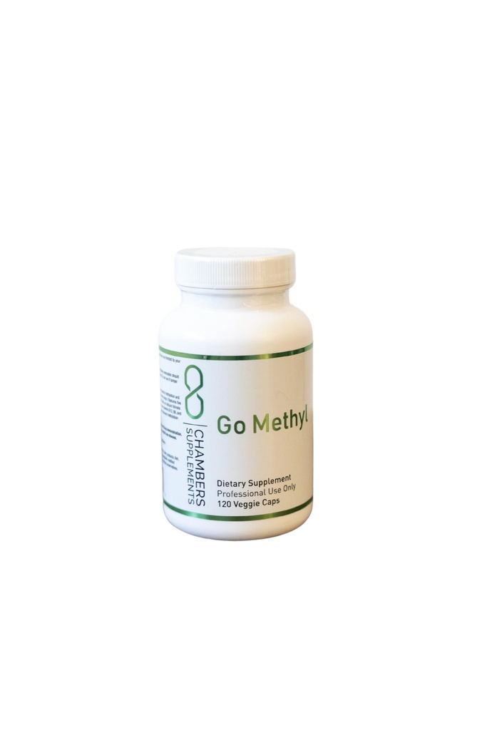 Go Methyl Dietary Supplement, Professional Use, 120 Veggie Caps, Supports Cardiovascular and Neurological Health, Mehtylation and Detoxification