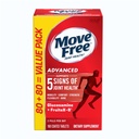 Beweeg Free Advanced Glucosamine Chondroitin + Calcium Fructoborate Joint Support Supplement, ondersteunt Mobility Comfort Strength Flexibiliteit & Bone - 160 tabletten (80 porties)