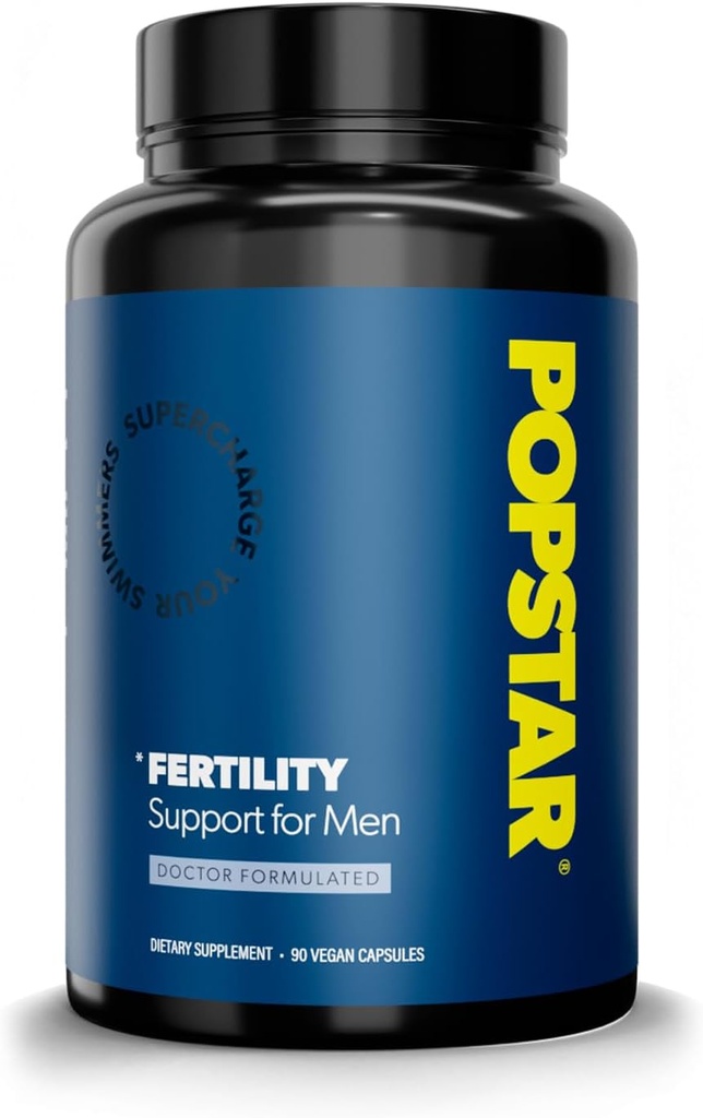 Fertility Supplement for Men - Doctor Formulated - Made in The USA - Men's Prenatal Vitamins - Male Fertility Supplements - Booster - Count & Motility Activator - 90 Vegan Capsules (1 Month Supply)