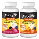 Airborne 1000mg Vitamine C Kauwtabletten Citrus & Very Berry Flavor Bundle - Immune Support Supplement met zink en krachtige antioxidant vitamines A & E, (2x116ct flessen)