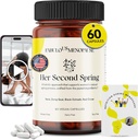 Fantastische Menopaus, Veganistische Menopause Formule met Black Cohosh & B-Complex, op planten gebaseerde capsules met recepten en Pilates programma