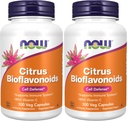 Now Supplements, Citrus Bioflavonoids 700mg, Supports Immune System*, Cell Defense*, 100 Capsules (Pack of 2)