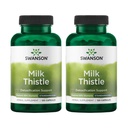 Swanson Milk Thistle (Standardized) - Herbal Lever Ondersteuning Supplement w/ 80% Silymarin - Natural Formula Helpen om de algehele gezondheid en welzijn te behouden - (120 Capsules) (2 Pack)