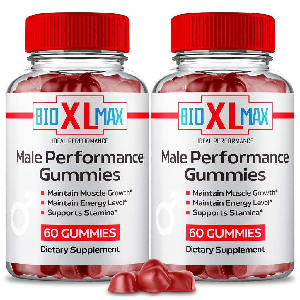 Bio XL Max Gummies, Official BioXL Max for Men Gummies - Maximum Strength Performance, All Natural Support Overall Health & Wellness, BioXLMax Advanced Support Gummy Reviews (2 Pack)