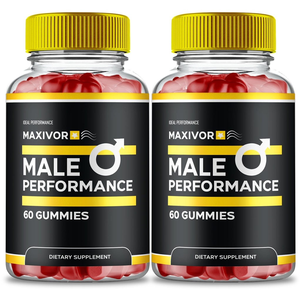 Maxivor Gummies, Official Maxivor Supplement Gummy for Men - Maximum Strength Performance, All Natural Support Overall Health & Wellness, Maxi VOR Advanced Formula Gummy Reviews (2 Pack)