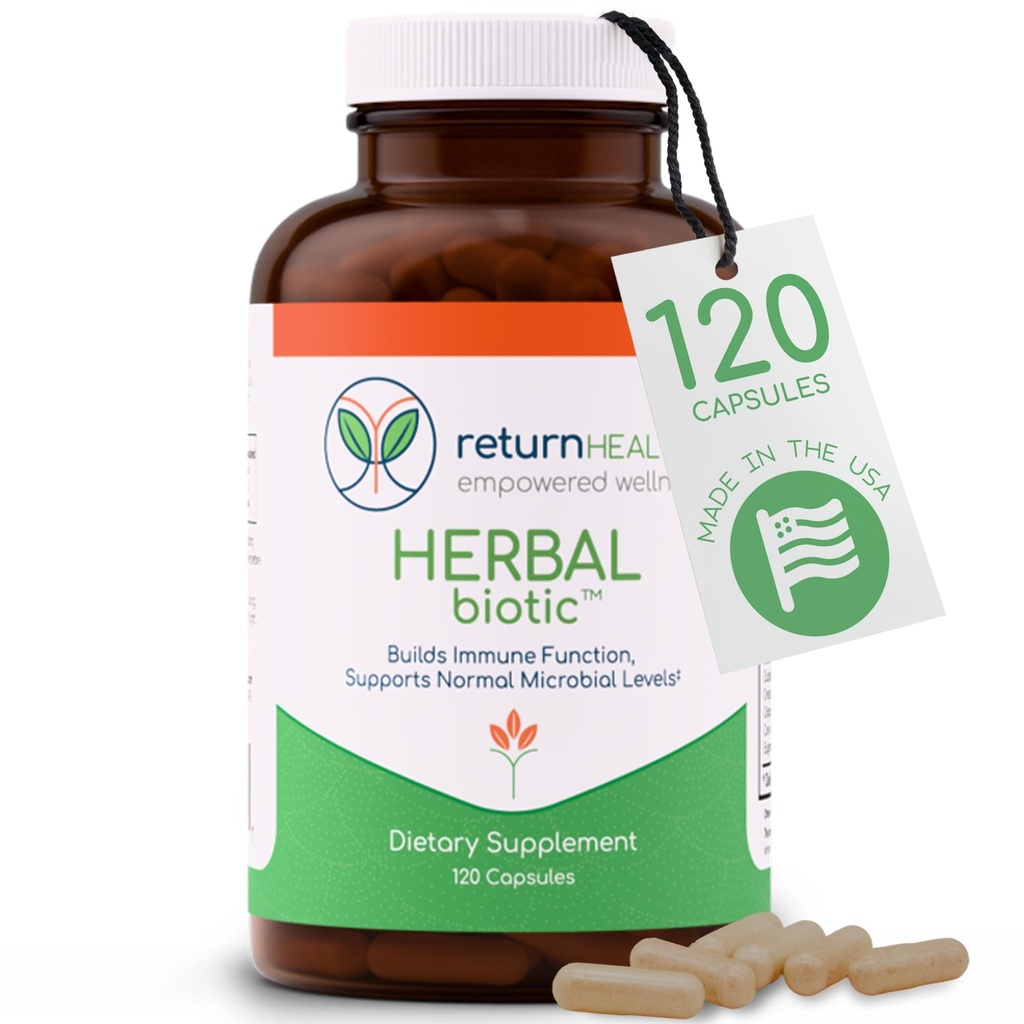 Herbal Biotic, Immuun Ondersteuning Vitaminen, Natuurlijke Immuun Systeem Booster voor Volwassenen, Immuun Ondersteuning Supplement Verrijkt met Cat
