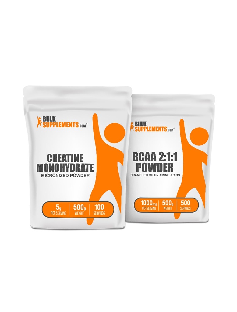 BulkSupplements Create 500g + BCAA 2:1:1 500g bundel