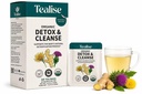 Tealise Organic Detox & Cleanse Tea – Milk Thistle Tea, Dandelion Root Tea & Ginger Root – Caffeine Free Herbal Tea 60 Individually Wrapped Tea Bags | Dandelion Root, Milk Thistle, Ginger Root