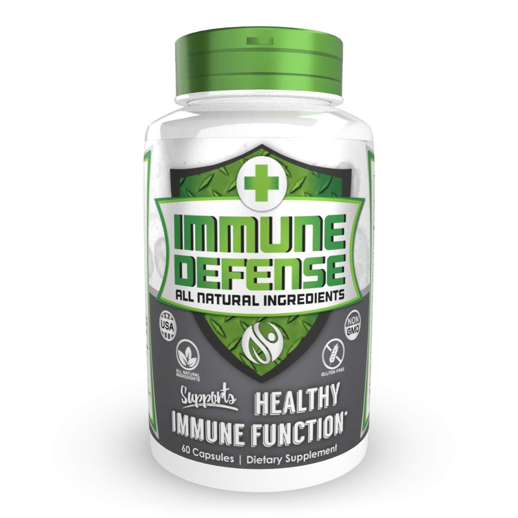 Immune Defense Capsules | Natural Immune Booster | 120 Count | Natrium Health