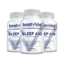 Research Verified Sleep – Melatonin, Chamomile, Valerian, L-Ornithine – Vegan – 60 Capsules - Pack of 3