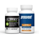 Energy & Performance + Prosvent Prostate Support Bundle for Men – Ashwagandha & Shilajit Supplement with Saw Palmetto, Vitamin D & Zinc – Daily Men’s Wellness Support Set
