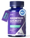 Chelated Magnesium Glycinate with B6 - Sleep & Muscle Support | High Absorption 200mg, Vegan, Gluten Free, Non-GMO, 3rd Party Tested, Stress & Relaxation Support, 120 Capsules 60-Day Supply