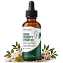 Somara Bone Density Complex Liquid, Bone Restore Formula– Calcium, Magnesium, Vitamin D3, K2, Organic Algae Calcium, High Absorption Rate, Non-GMO, Gluten-Free