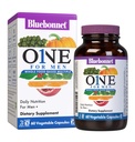 Bluebonnet Voeding Mannen Één plantaardige capsule, Gehele voeding Meerdere, K2, Biologische, Energie, Vitaliteit, Niet-GMO, Gluten, Soja & Melkvrij, Kosjer, 3 maanden Levering, 90 Tel.