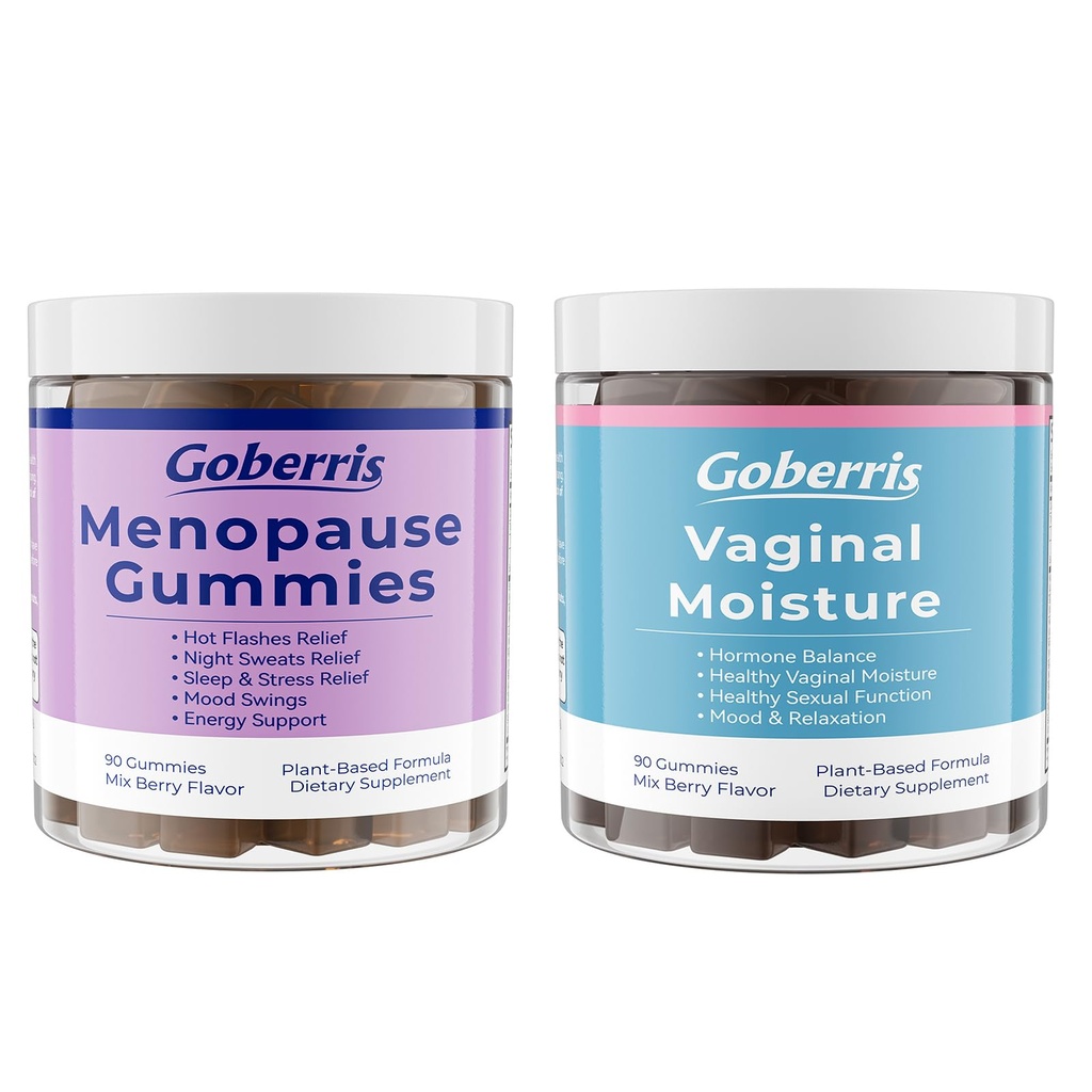 Menopause Gummies and Vaginal Moisture Gummies, Bundle & Save