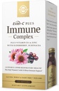 Solgar Ester-C Plus Immune Complex -120 Softgels, 24-uurs Immune Ondersteuning, Ondersteunt Upper Respiratory Health - Plus D3, Zink, Vlierbessen & Echinacea - Non-GMO, Glutenvrij, Melkvrij - 60 Serven,