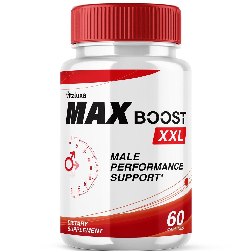 Max Boost XXL Capsules, Max Boost Pills - Max Booster XL Maximum Strength Advanced Formula Performance Blend Health Wellness, Max BoostXXL MaxBoostXXL Premium All Natural Ingredients (60 Ct)