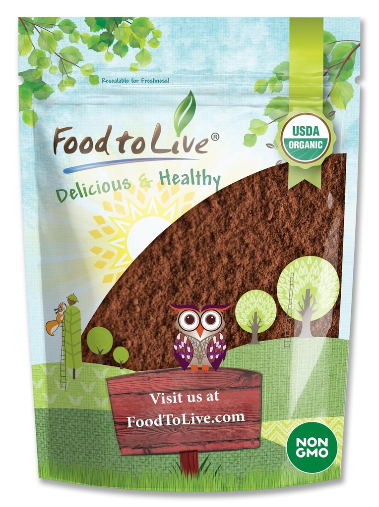 Food to Live Organic Chaga Mushroom Powder, 12 Ounces - All Natural Vegan Superfood for Immunity and Holistic Wellness. Rich in Antioxidants and Nutrient-Packed. Non-GMO. 100% Pure. Kosher