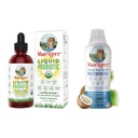 MaryRuth Organics Liquid Probiotics & Liquid Multimineral Coconut Bundle | Immune Support | Digestion Support | Magnesium, Calcium & MSM, NO Melatonin Supplement.