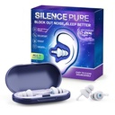 Reusable Ear Plugs for Sleeping, Noise Cancelling Earplugs | Soft Silicone Earbuds for Noise Reduction 35dB, Hearing Protection, 3D Oval Design for Side Sleepers, 2 Pairs (S + M/L)