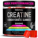 Creatine Monohydrate Gummies, Creatine Complex for Men & Women for Improve Endurance, Strength & Recovery with L-Glutamine, Beta-Alanine, Vitamin B12, Sugar-Free, Vegan, No Bloating, 110Count