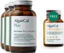 ALGAECAL Plus Bundle - Vrije 4-in-1 vitamine D3 Complete & Red Algen Calcium met 16 Bone-Supporting Nutriënten, klinisch ondersteund om botdichtheid & Boost Immune System te verhogen