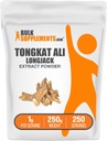 BulkSupplements.com Longjack Extract Poeder - Tongkat Ali Extract, Tongkat Ali voor mannen en vrouwen - Glutenvrij, 1g per portie, 250g (8.8 oz) (pakket van 1)