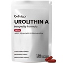 Urolithin A Supplement 1000mg | with NAD⁺, Trans-Resveratrol & Quercetin | Antioxidant Support Softgels & Healthy Aging Formula | 120 Softgels, 60-Day Supply