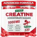 Creatine Monohydrate Gummies 5000mg for Men & Women, Blended BCAA 2:1:1, Beta-Alanine, Taurine & L-Carnitine, Sugar Free Watermelon Flavored, 120 Count
