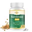 Nattokinase Supplement, Enteric-Coated Tablets Aiding Digestion & Assisting Absorption, Vegan, 90 Tablets
