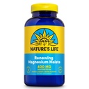 Nature's Life Renewing Magnesium Malate 200 mg - One Per Day - Muscle, Heart, Nerve Health, and Bone Support - Maximum Absorptie - Lab geverifieerd - 60-Day Garantie - 250 Servings, 250 Tablets