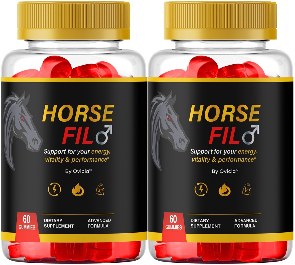 (2 Pack) Horsefil Gummies - Official Horsefil Gummys with All Natural Ingredients, Advanced Horsefil Maximum Strength Vitamins Formula for Wellness & Overall Health Support, 120 Gummies for 2 Months